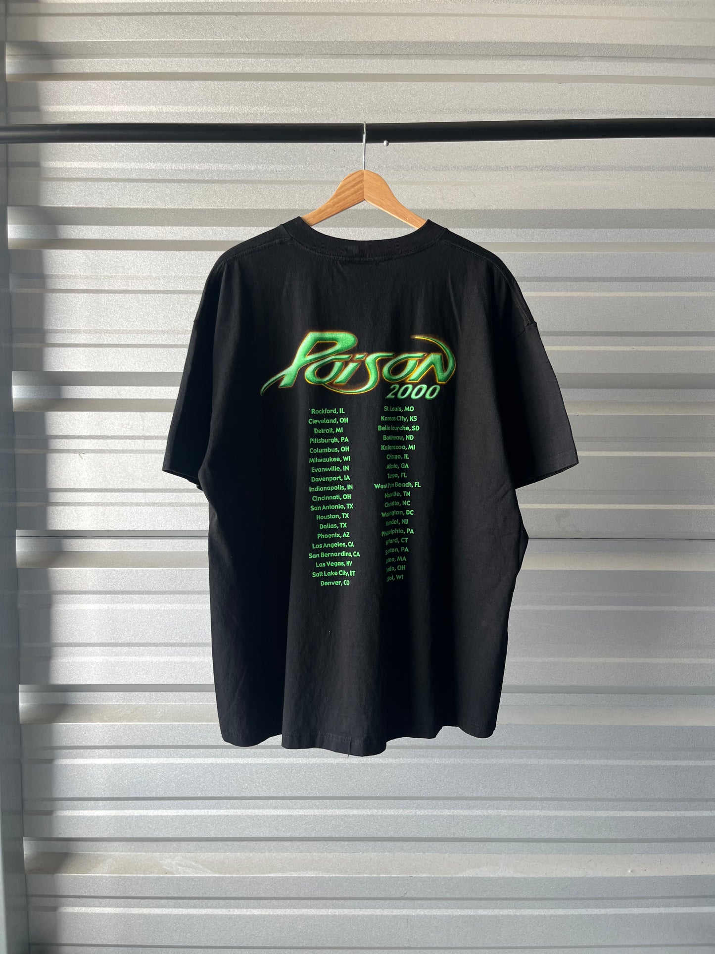 Vintage Poison 2000 Tour T-Shirt - XL