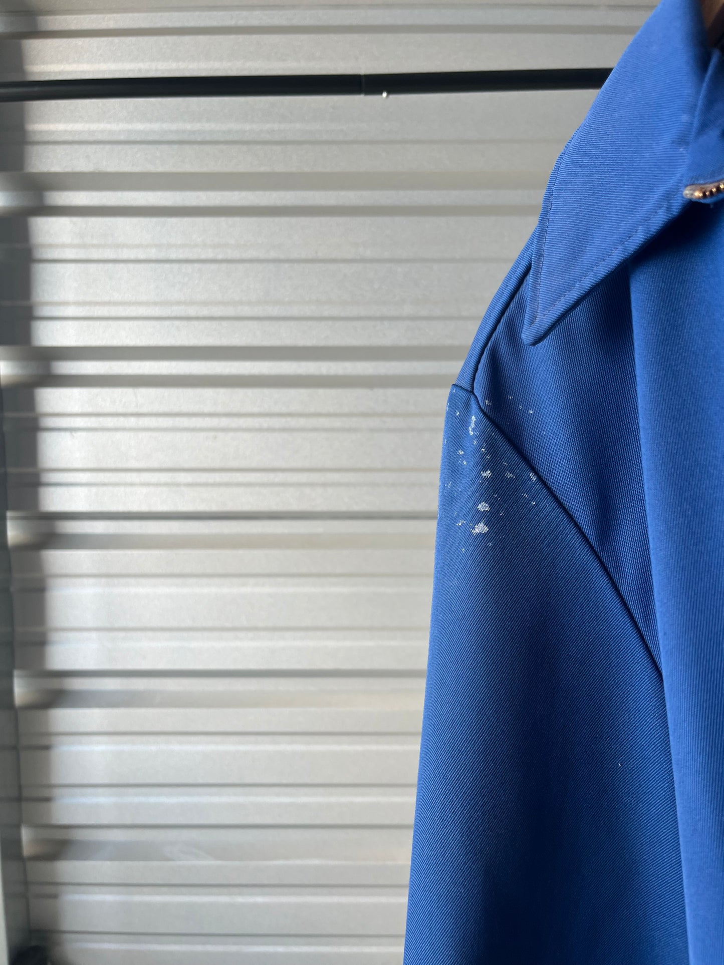 1970s Blue Mechanic Jacket - Medium