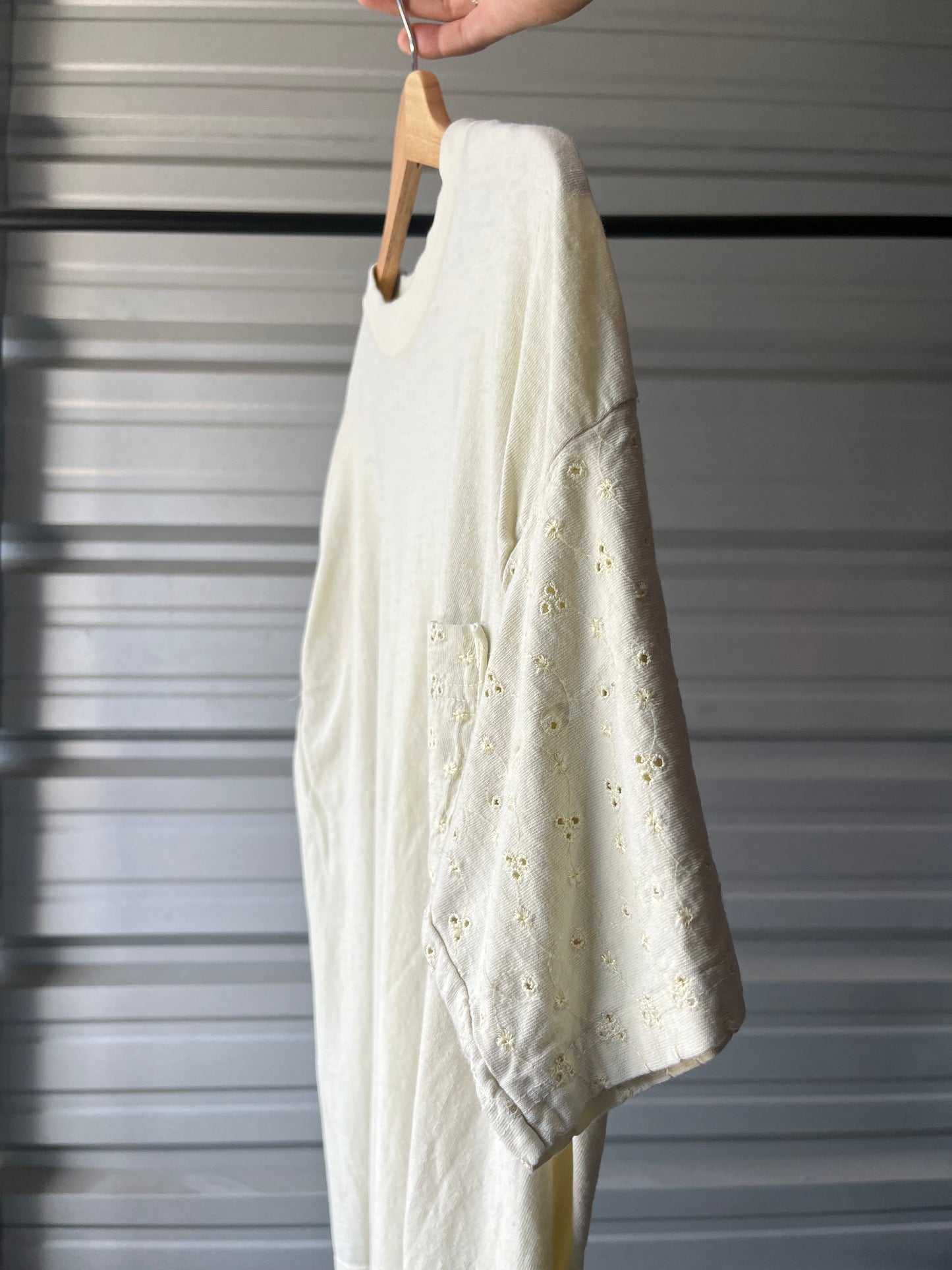 Vintage Yellow Pocket Tee - Medium