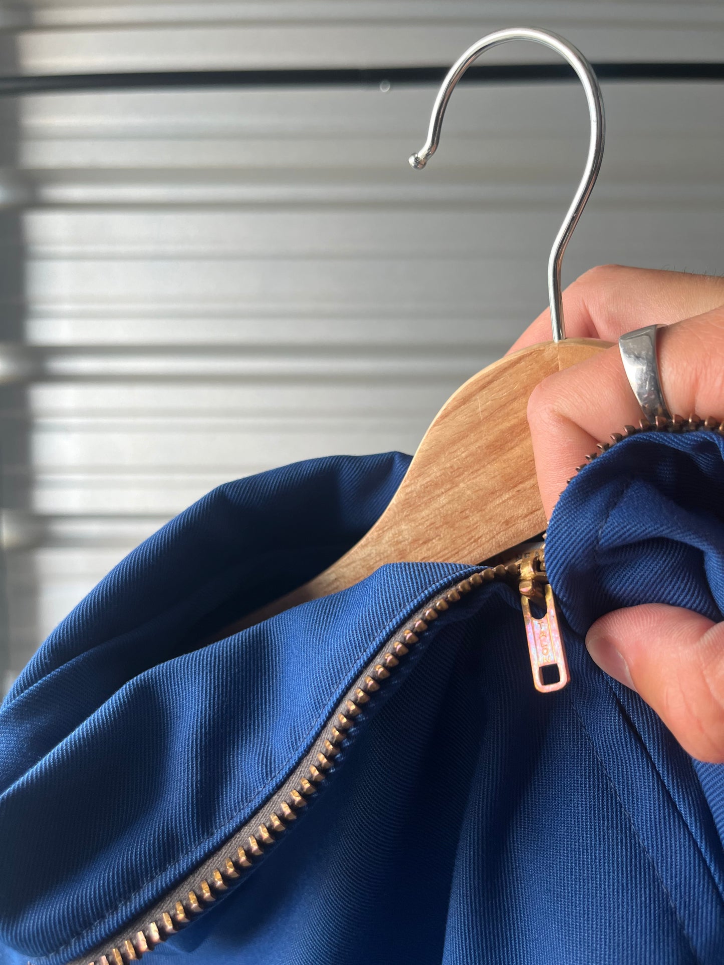1970s Blue Mechanic Jacket - Medium