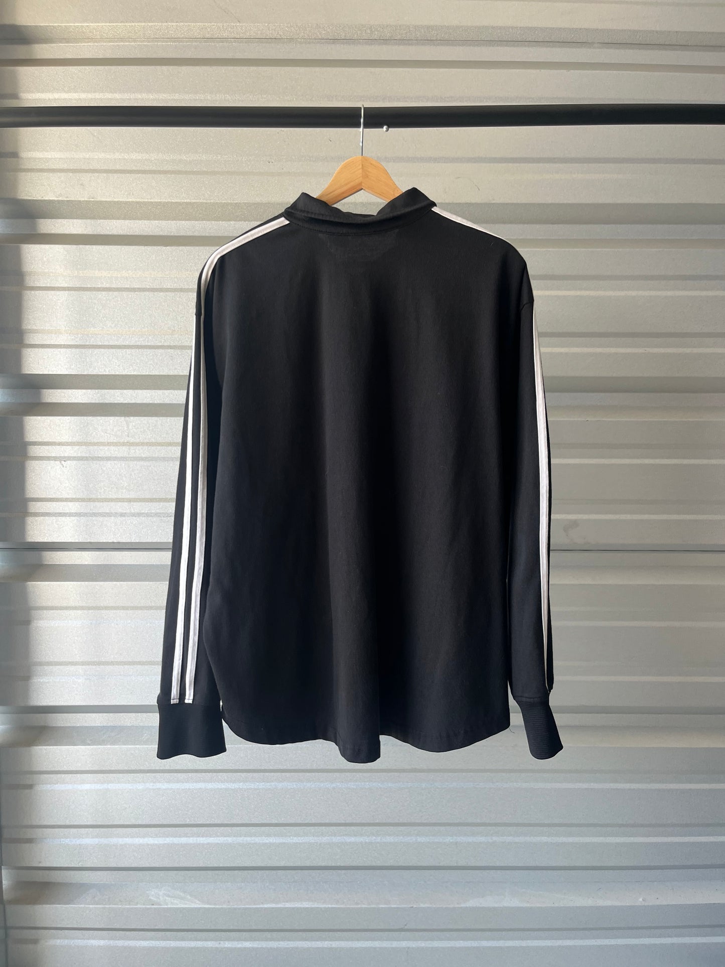 Vintage Striped Quarter zip Pullover - XL