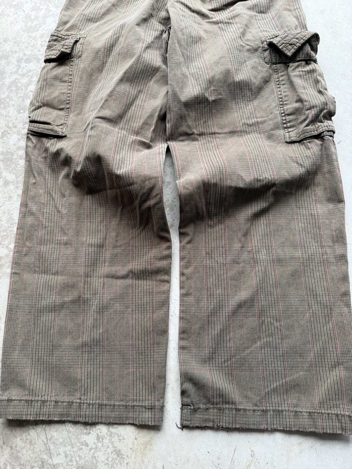 Vintage Old Navy Brown Plaid Baggy Pants - 32x30