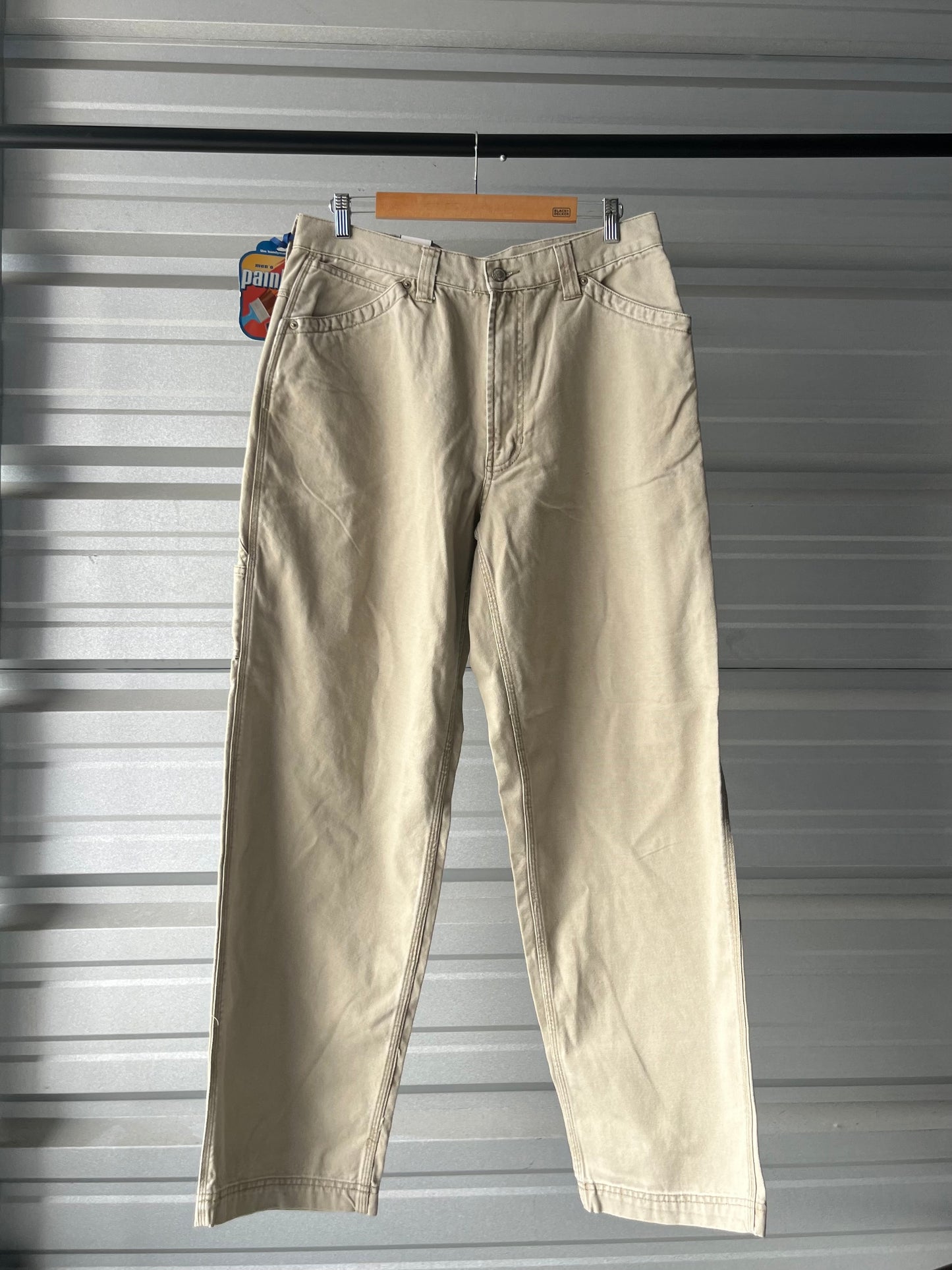 Vintage Old Navy Beige Carpenter Pants - 34