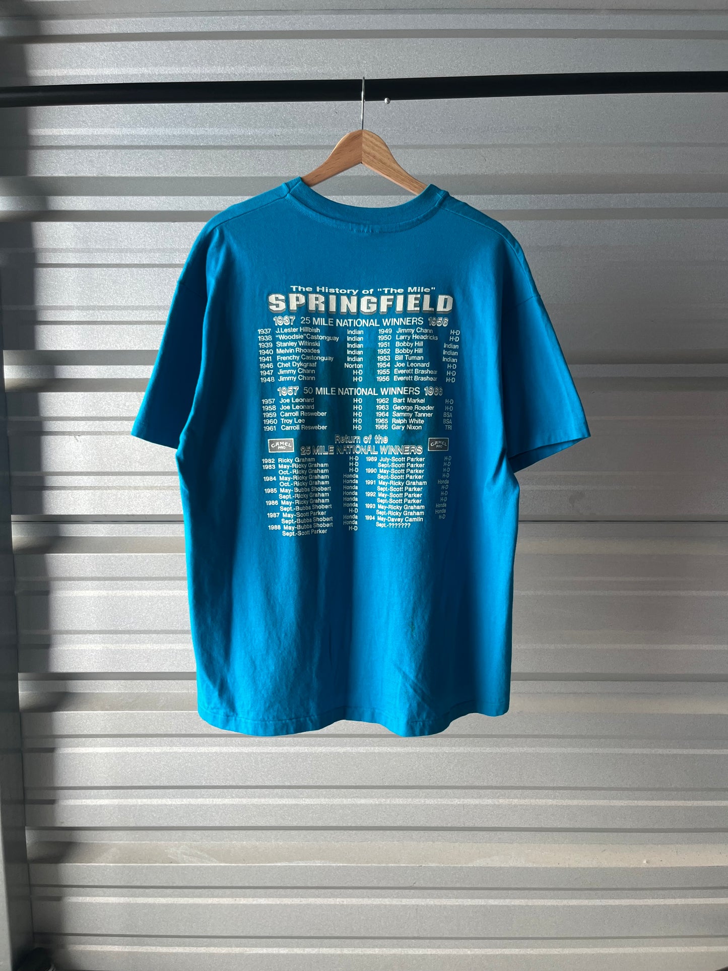 Vintage Harley Davidson Racing T-Shirt - XL