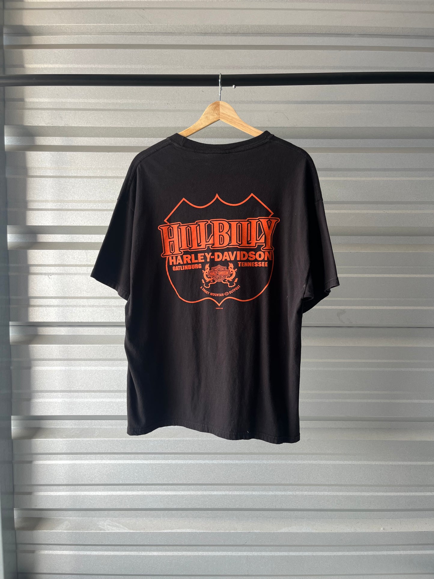 Vintage Harley Davidson Flaming Eagle T-Shirt - XL