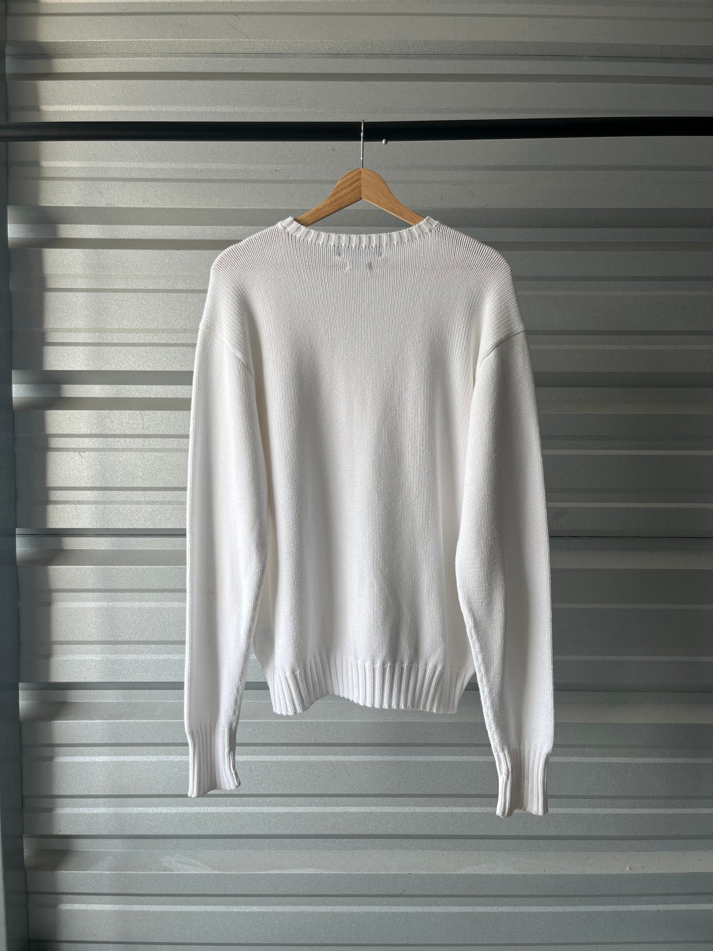 Vintage Polo Ralph Lauren White Sweater - Large