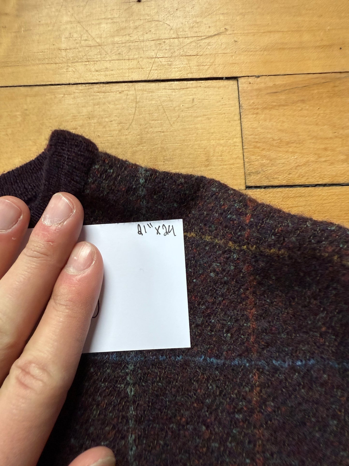 90s Multicolor Patch Sweater - Medium