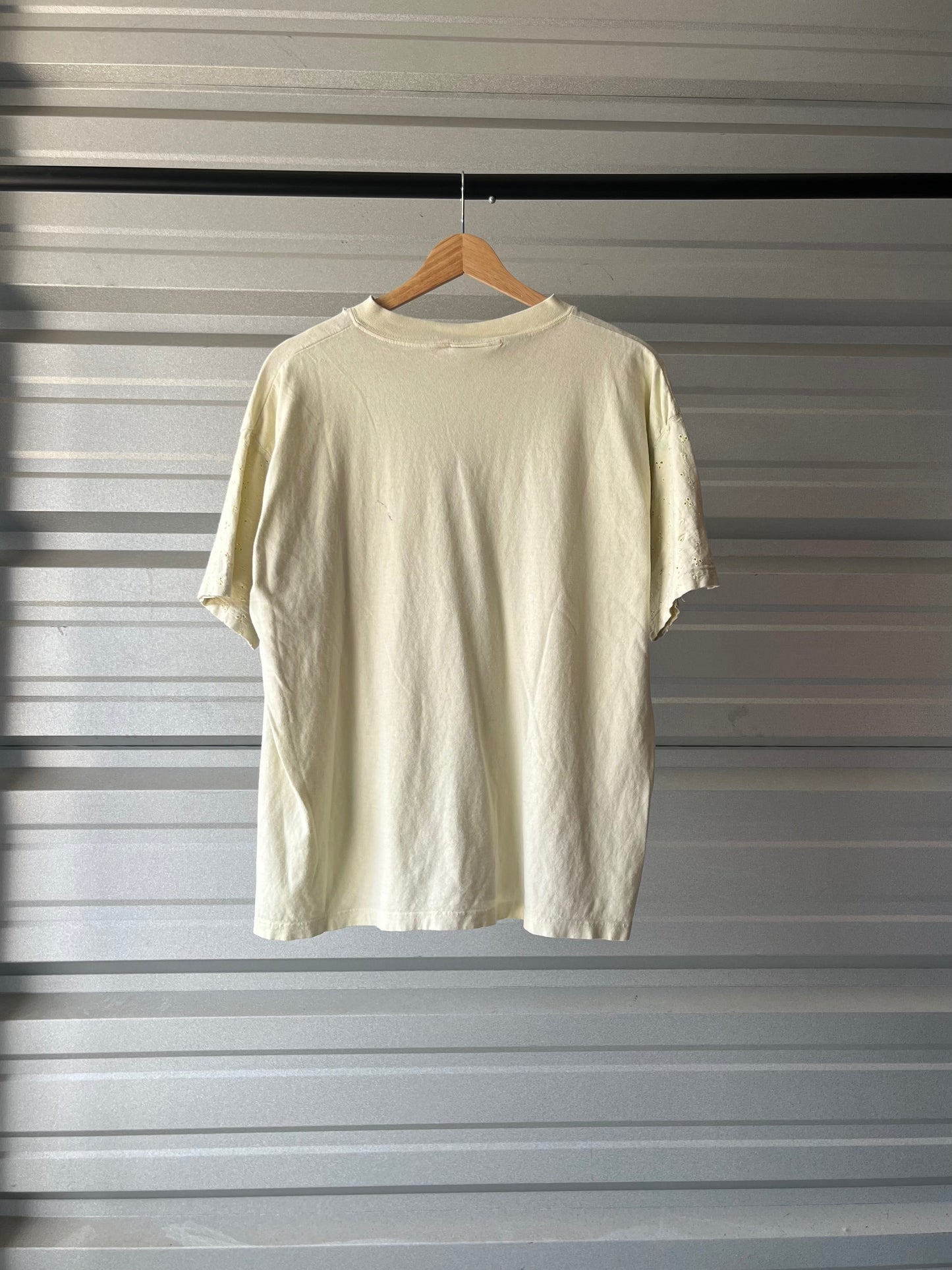 Vintage Yellow Pocket Tee - Medium