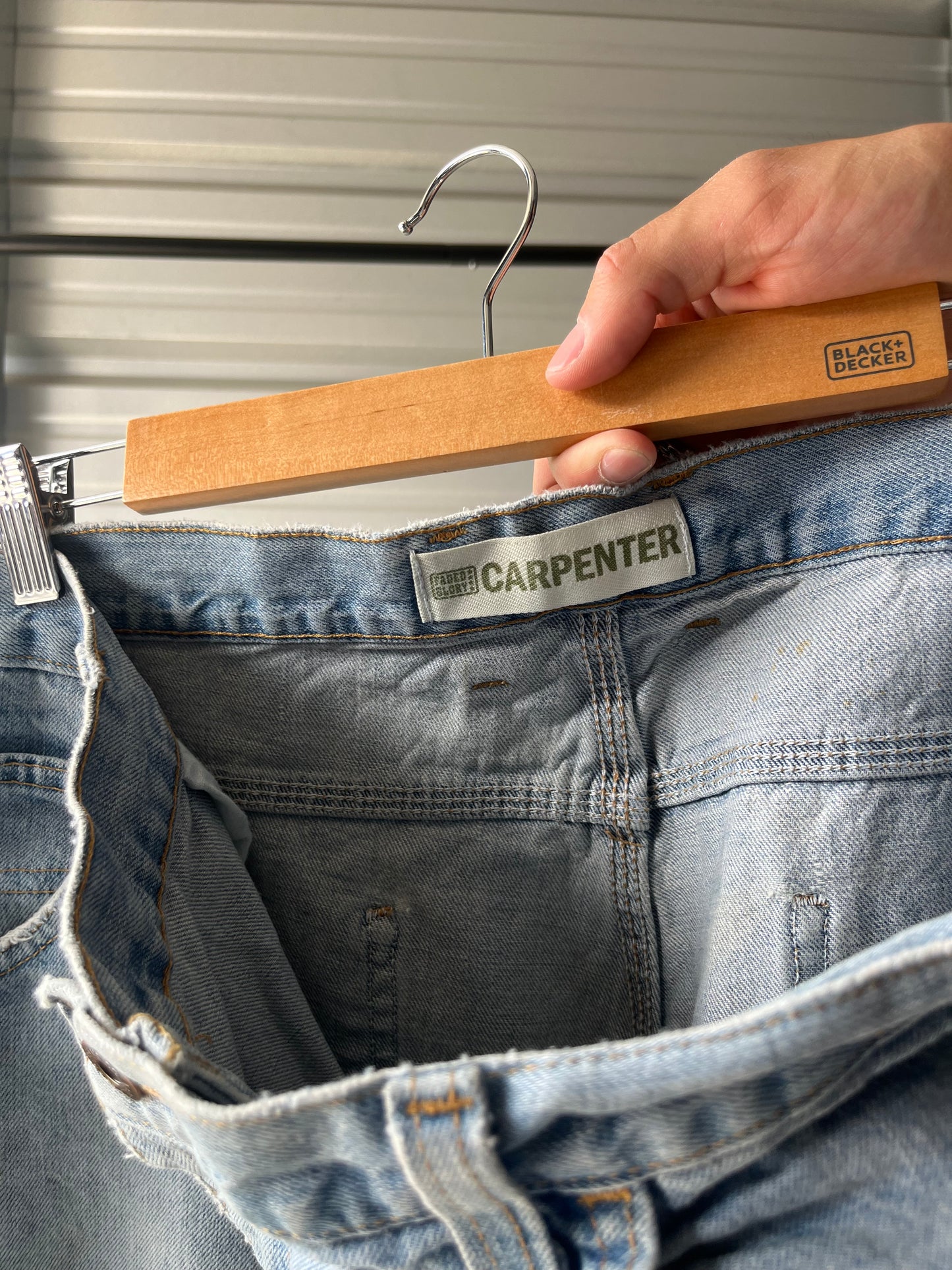 Vintage Faded Glory Baggy Light-wash Jeans - 38