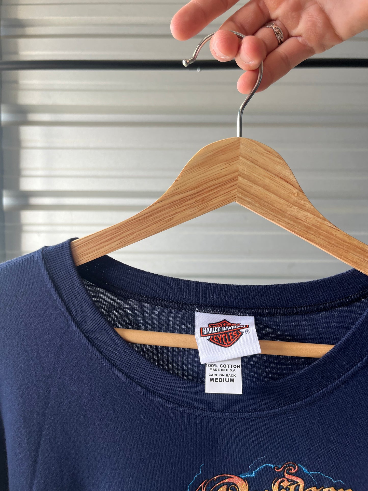 Vintage Harley Davidson Long Sleeve Top - Medium