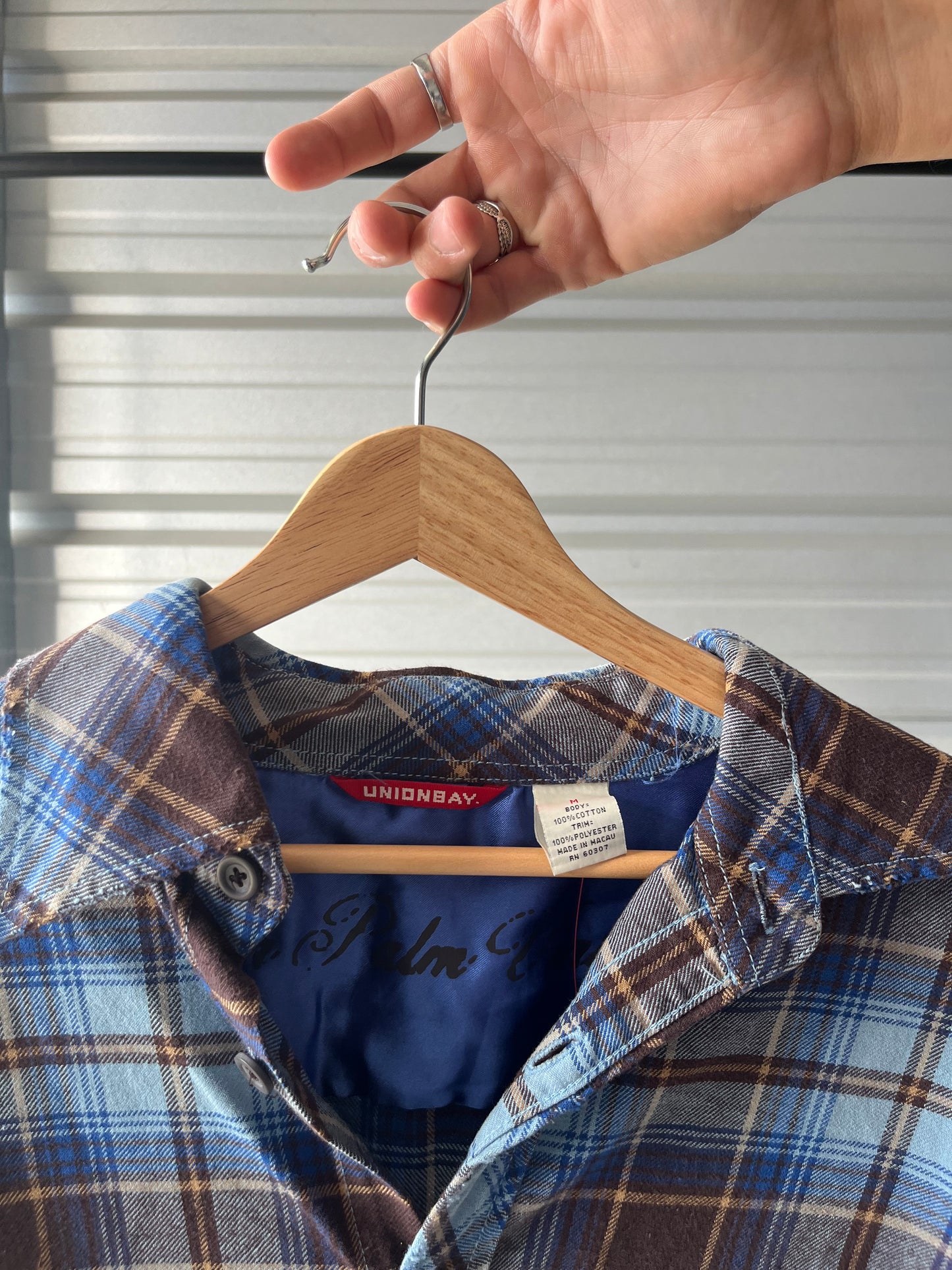 Vintage Union Bay Plaid Button Down - Large