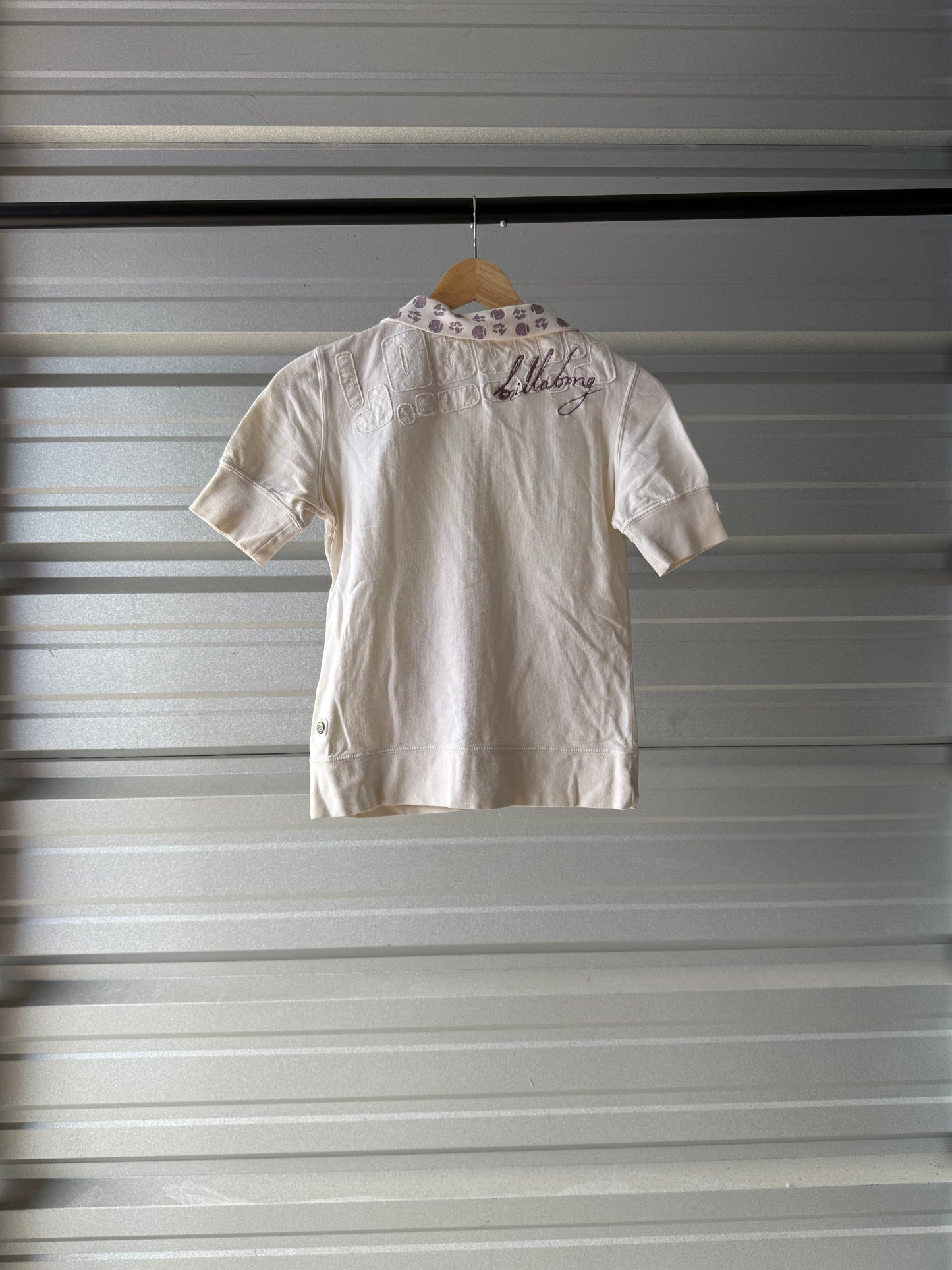 Vintage Billabong Short Sleeve Sweatshirt - Small