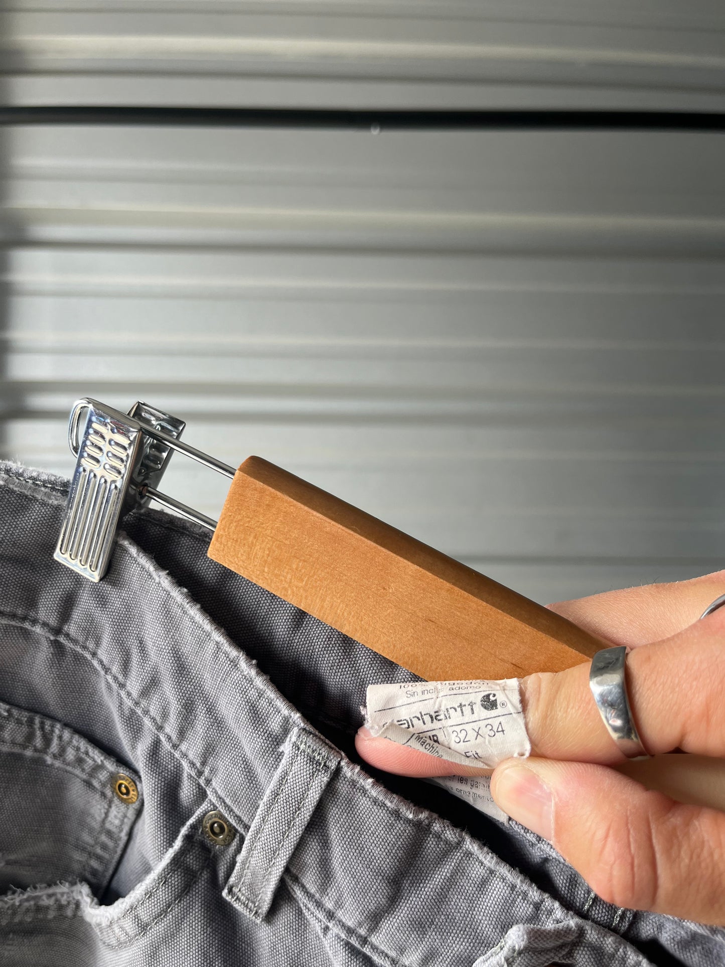 Vintage Grey Carhartt Shorts - 32