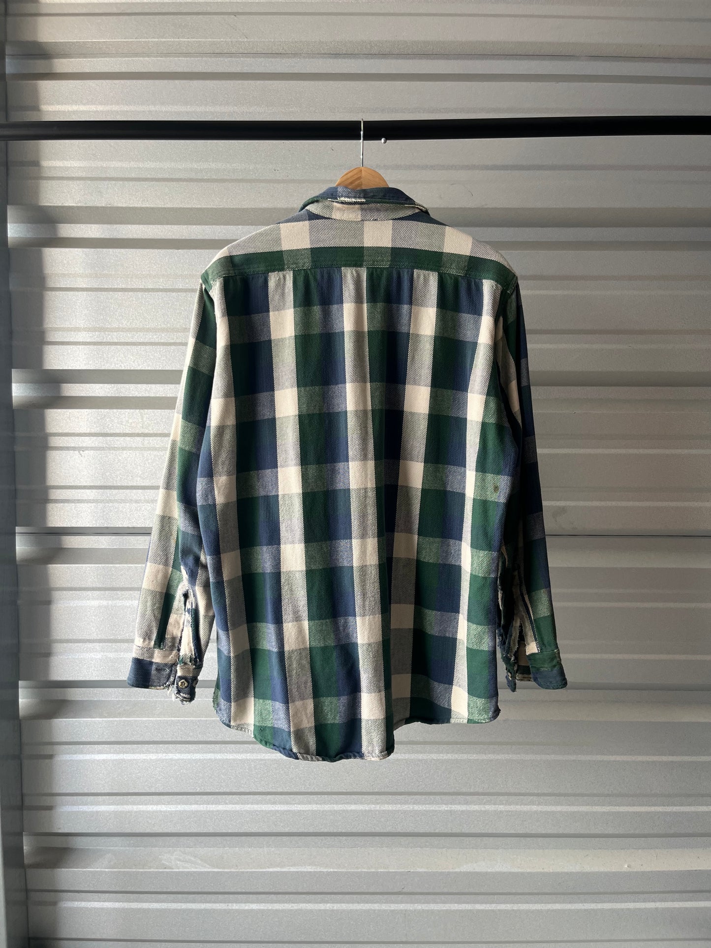 Vintage OshKosh Distressed Flannel - XL