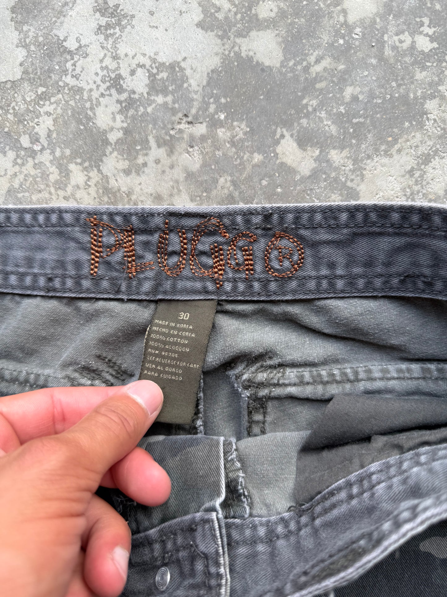 Vintage Plugg Baggy Camo Pants - 30