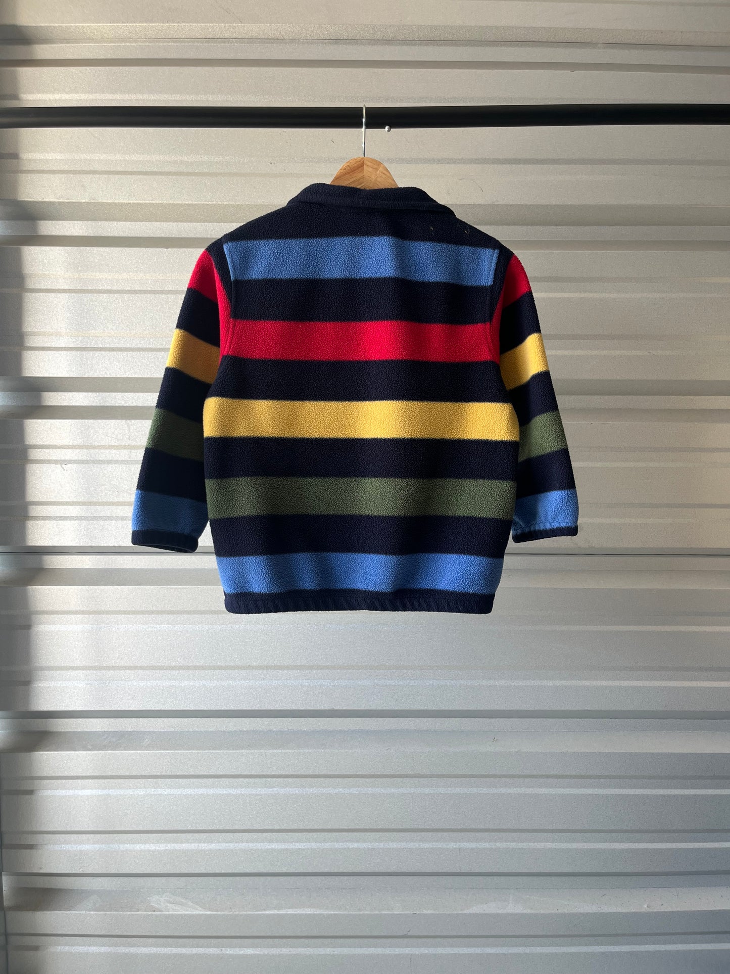Vintage Kids Striped Fleece - Large