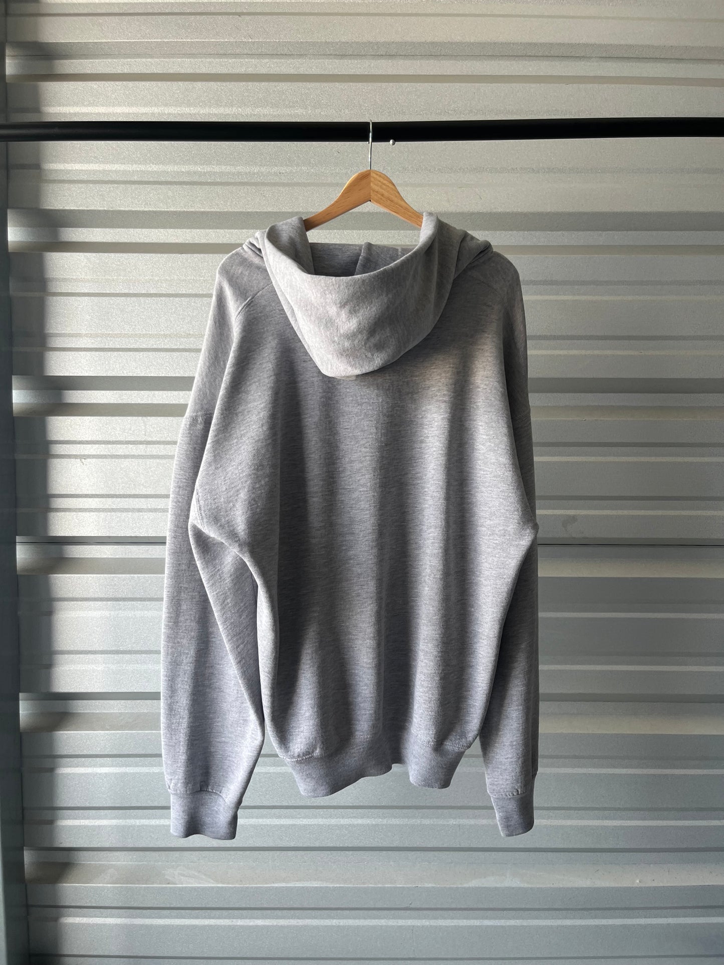 Vintage Russell Athletic Gray Zip Hoodie - XL