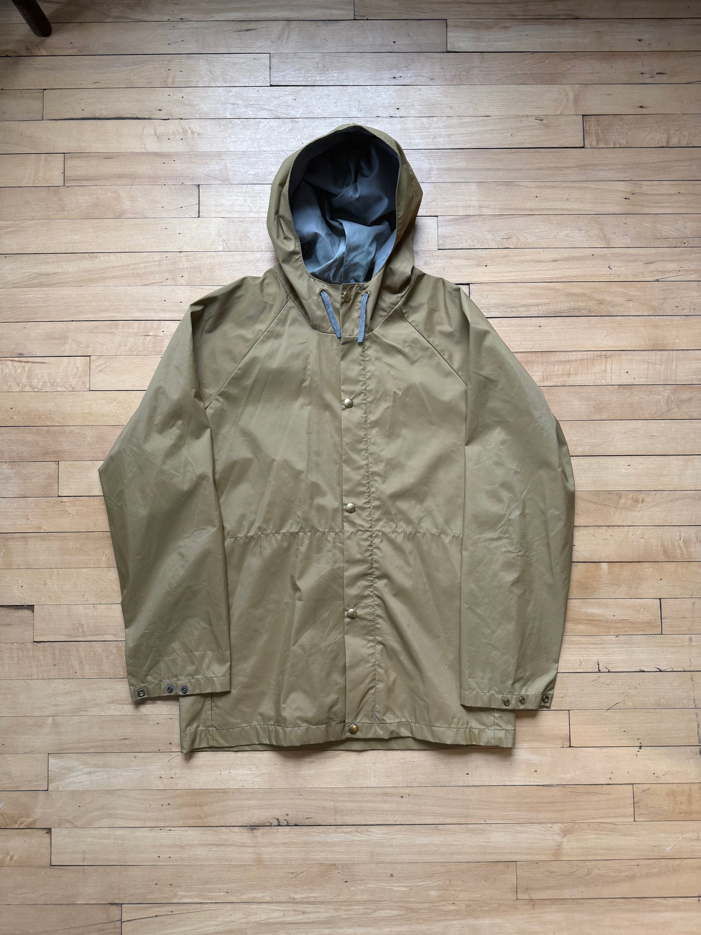 70s Gore Tex By Sierra West Tan Rain Jacket - Medium