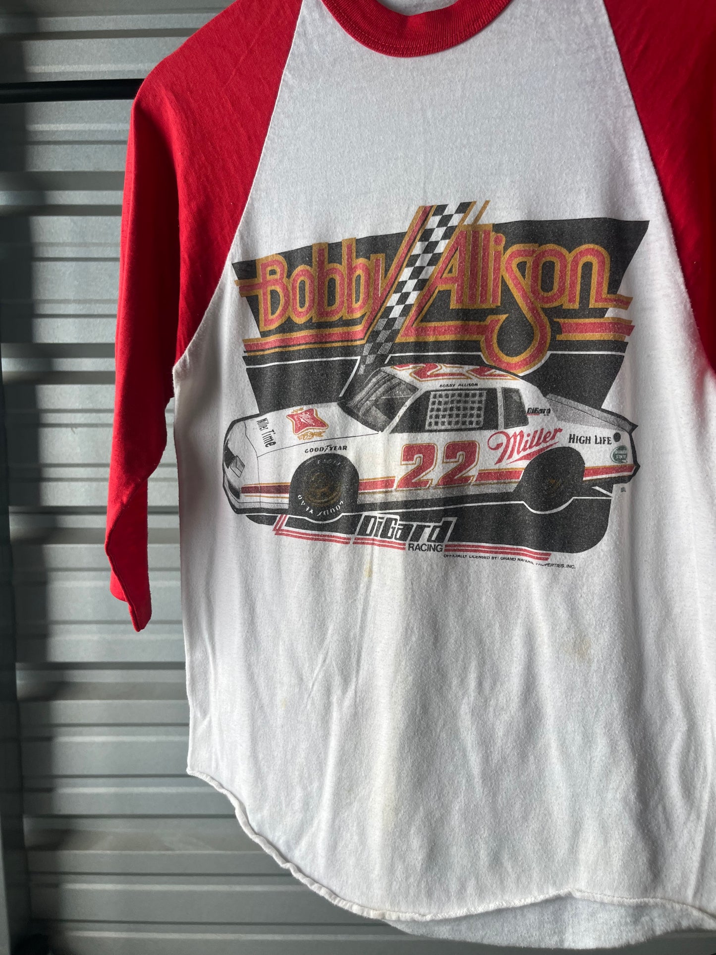1980s Bobbi Allison Raglan T-Shirt - Small