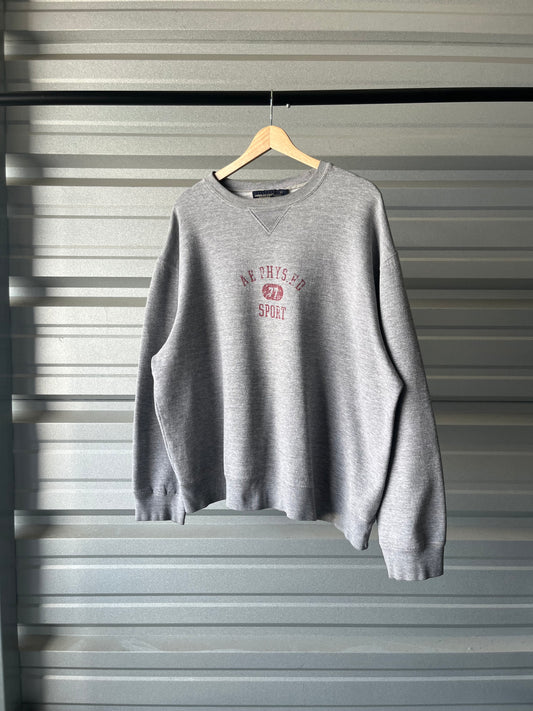 Vintage Grey & Red American Eagle Crewneck - Large