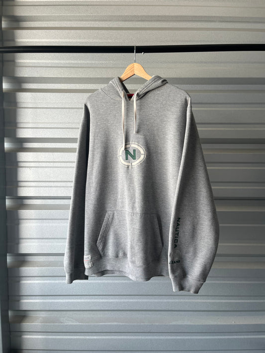 Vintage Nautica Embroidered Hoodie - XL