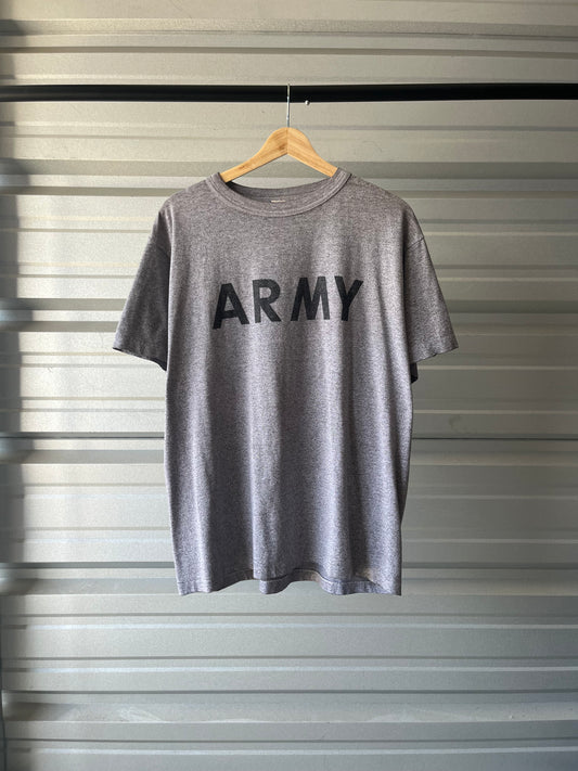 1960s US Army Heather Gray T-Shirt - Large