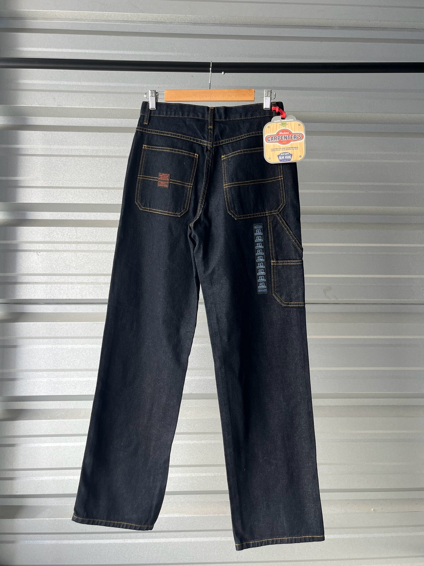 Vintage Old Navy Carpenter Blue Jeans - 28