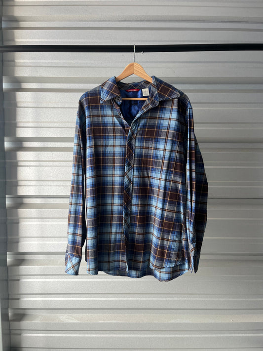 Vintage Union Bay Plaid Button Down - Large