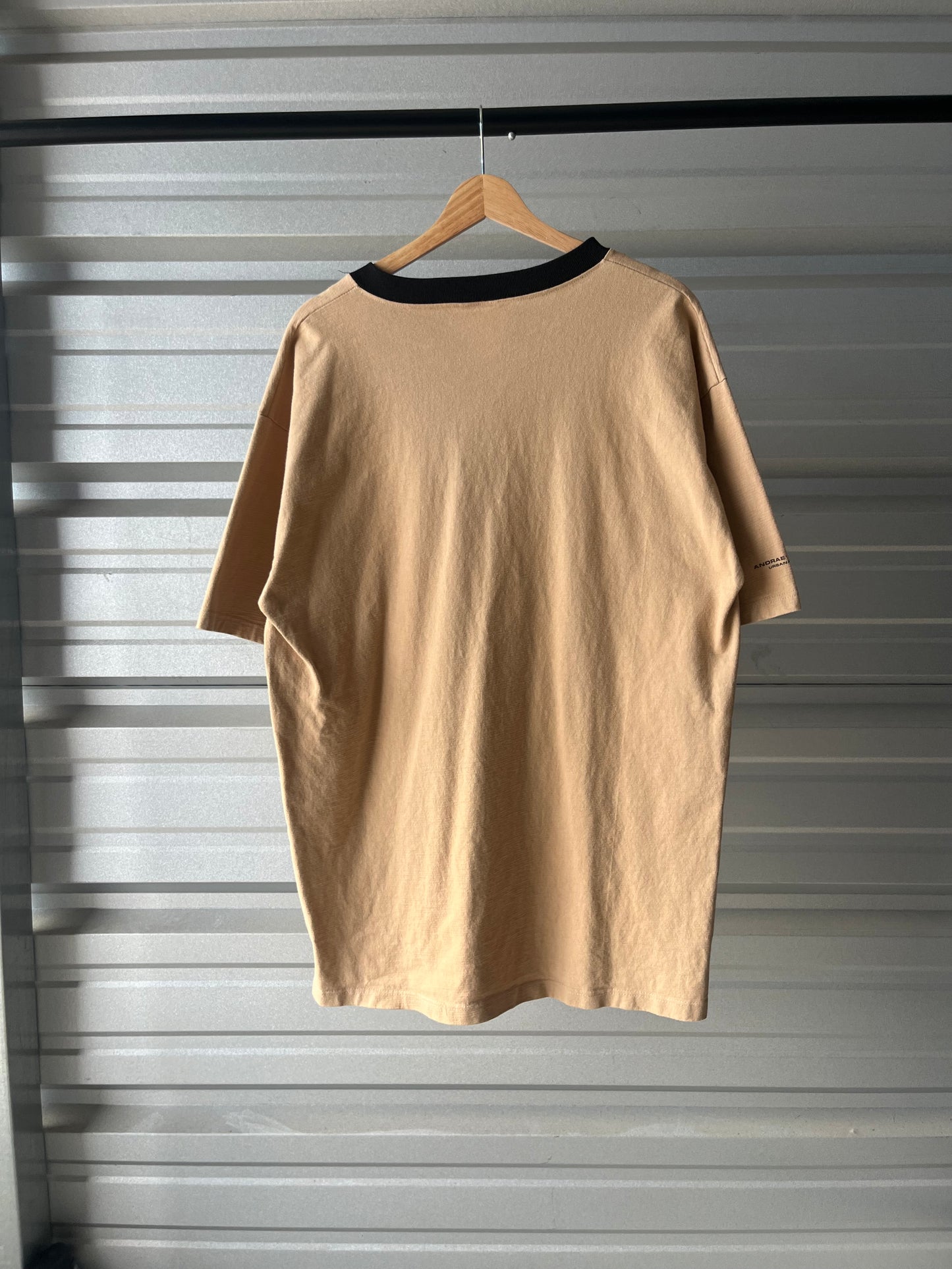 Vintage Tan Harley Davidson Henley T-Shirt - XL