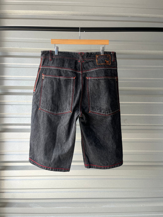 Vintage Baggy Denim Shorts - 38