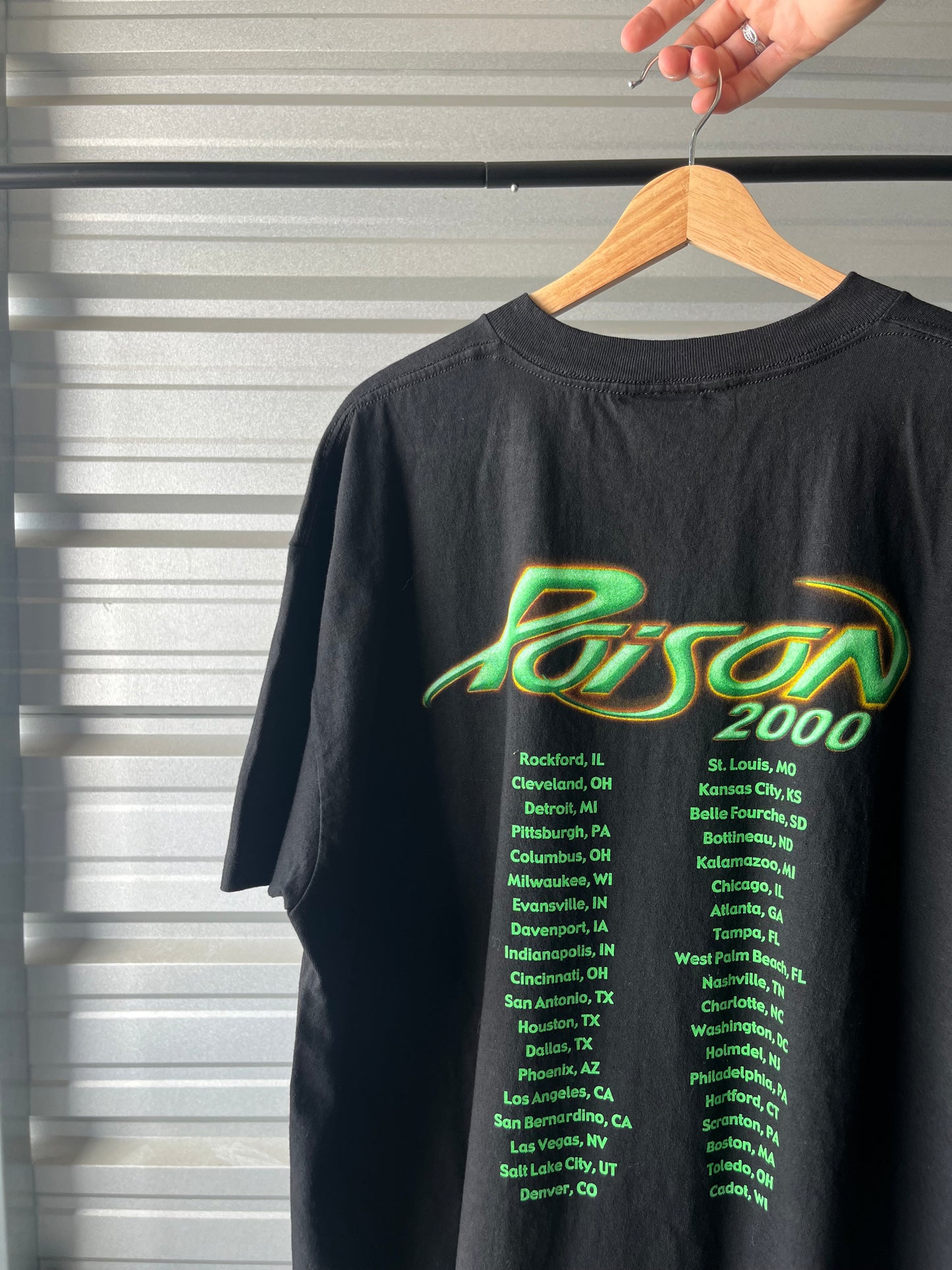 Vintage Poison 2000 Tour T-Shirt - XL