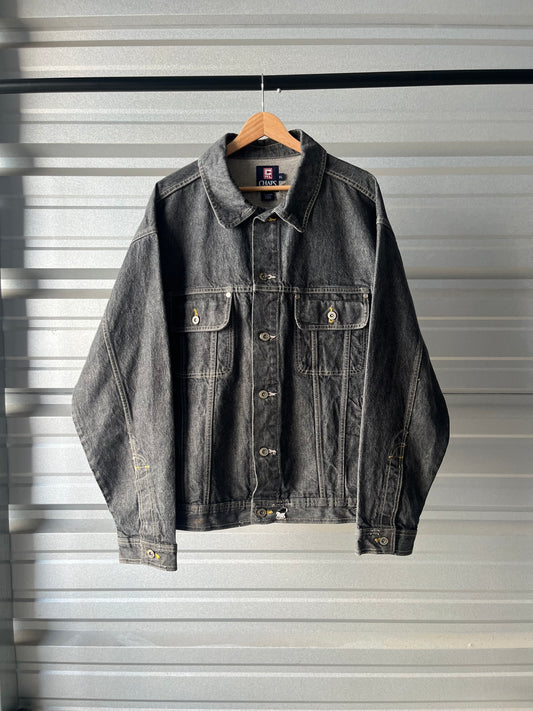 Vintage Chaps Ralph Lauren Grey Denim Jacket - XL