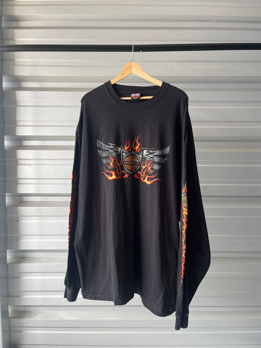 Vintage Harley Davidson Long Sleeve T-Shirt - XXL