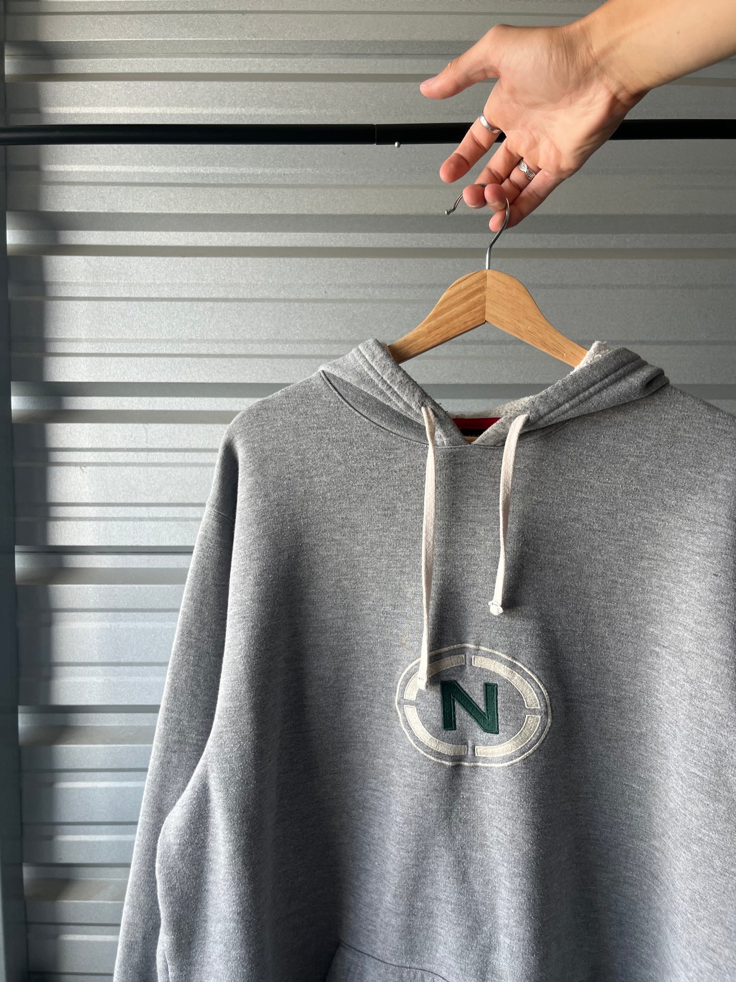 Vintage Nautica Embroidered Hoodie - XL