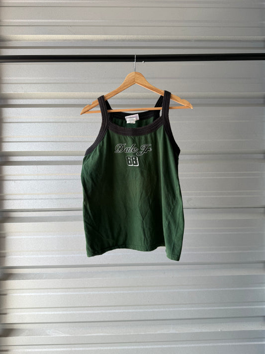 Vintage Green/Black Dale Jr Tank Top - XL