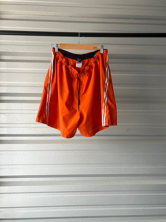 Vintage Nike Striped Dri Fit Shorts - Large