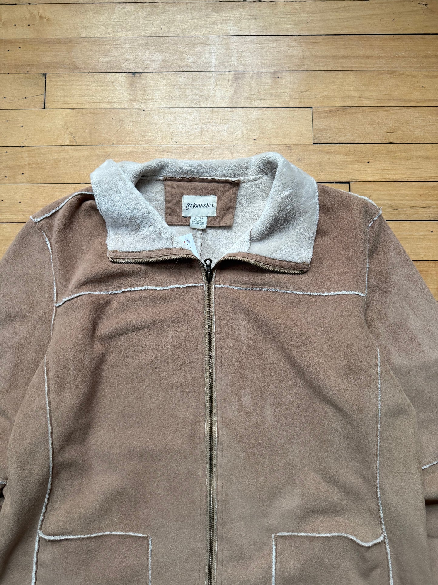 00s St John’s Bay Suede Jacket - Women’s XL