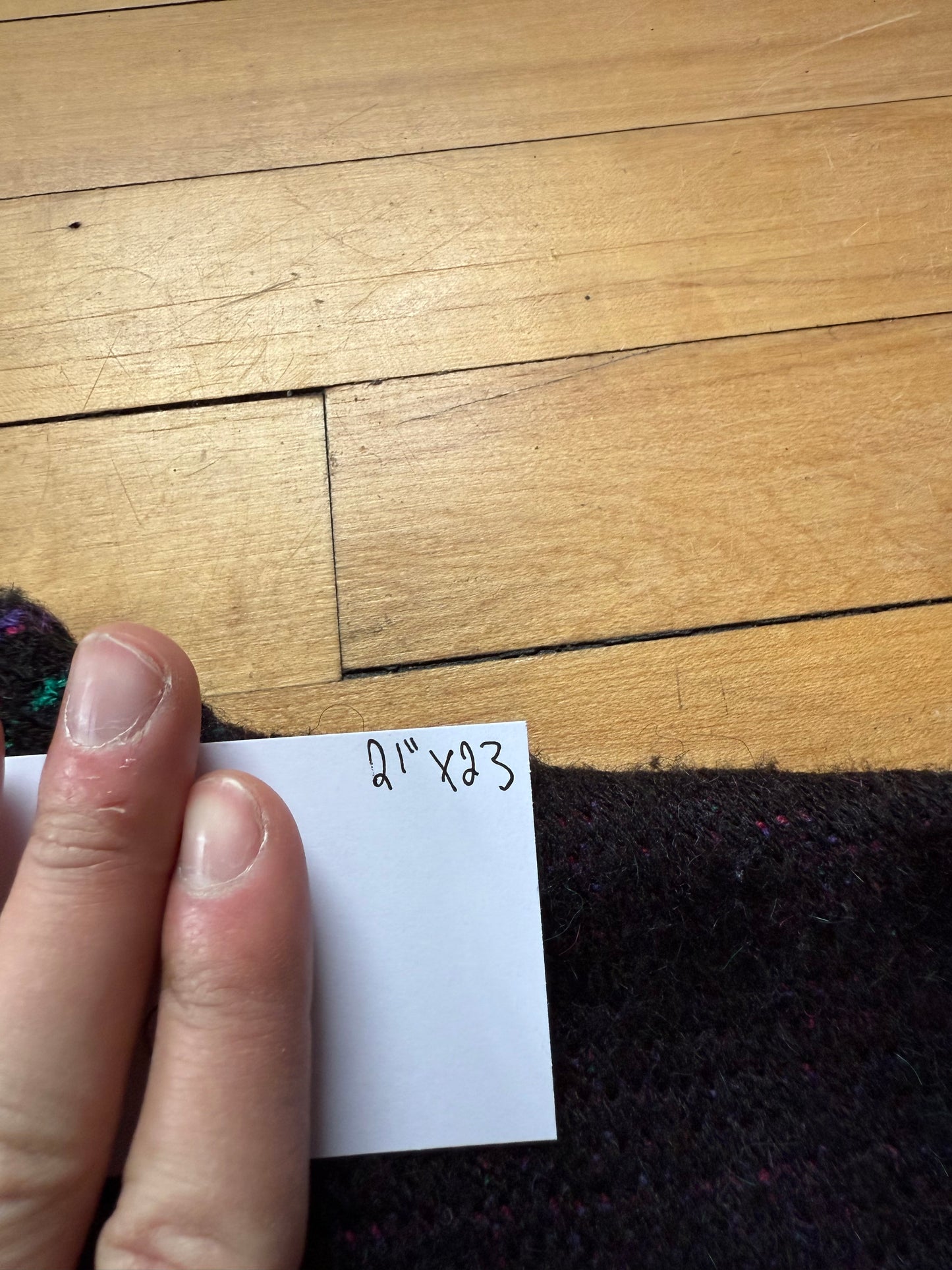 80s Black & Pink Abstract Sweater - Medium