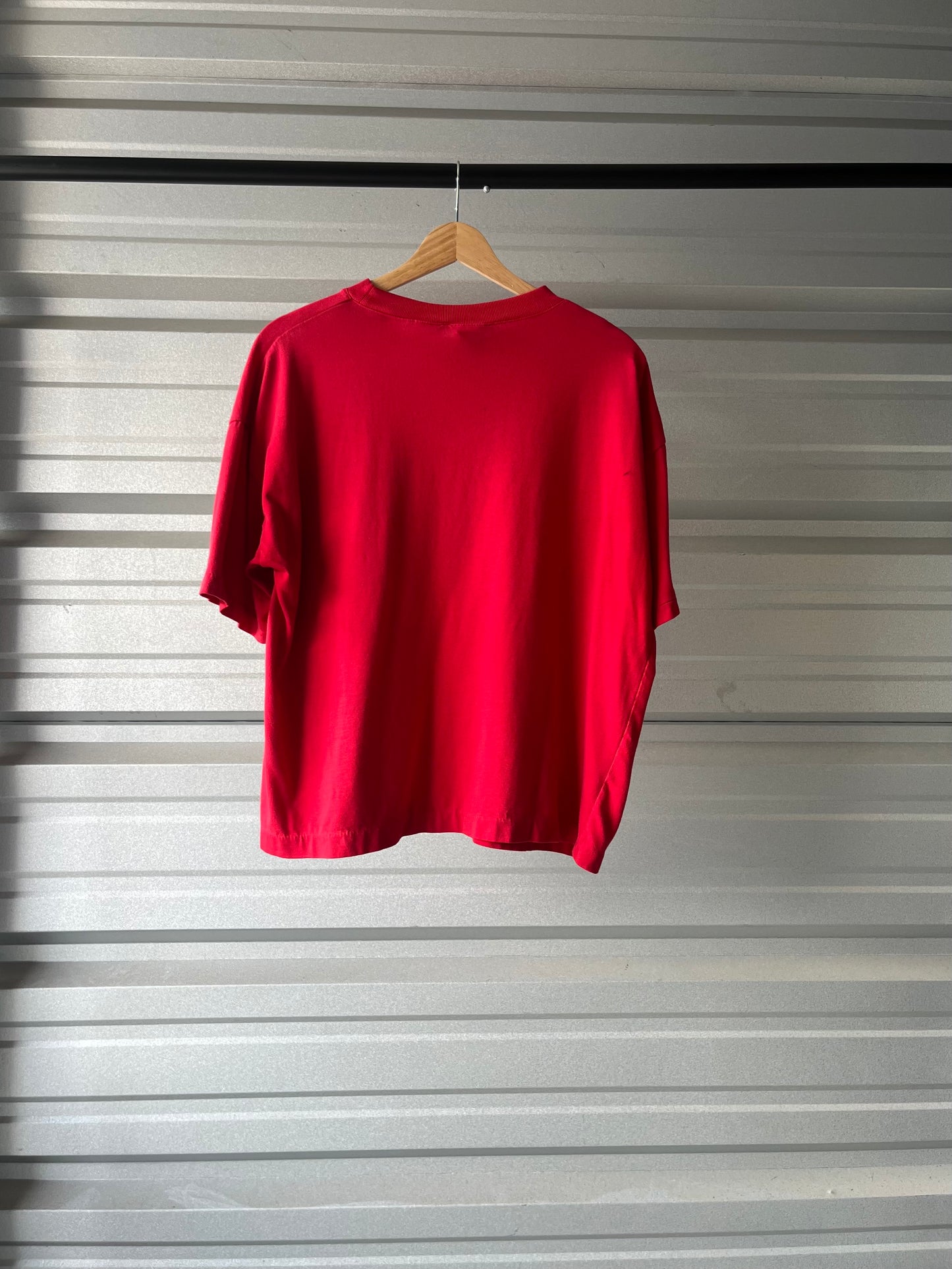 Vintage Red Pocket T-Shirt - Medium
