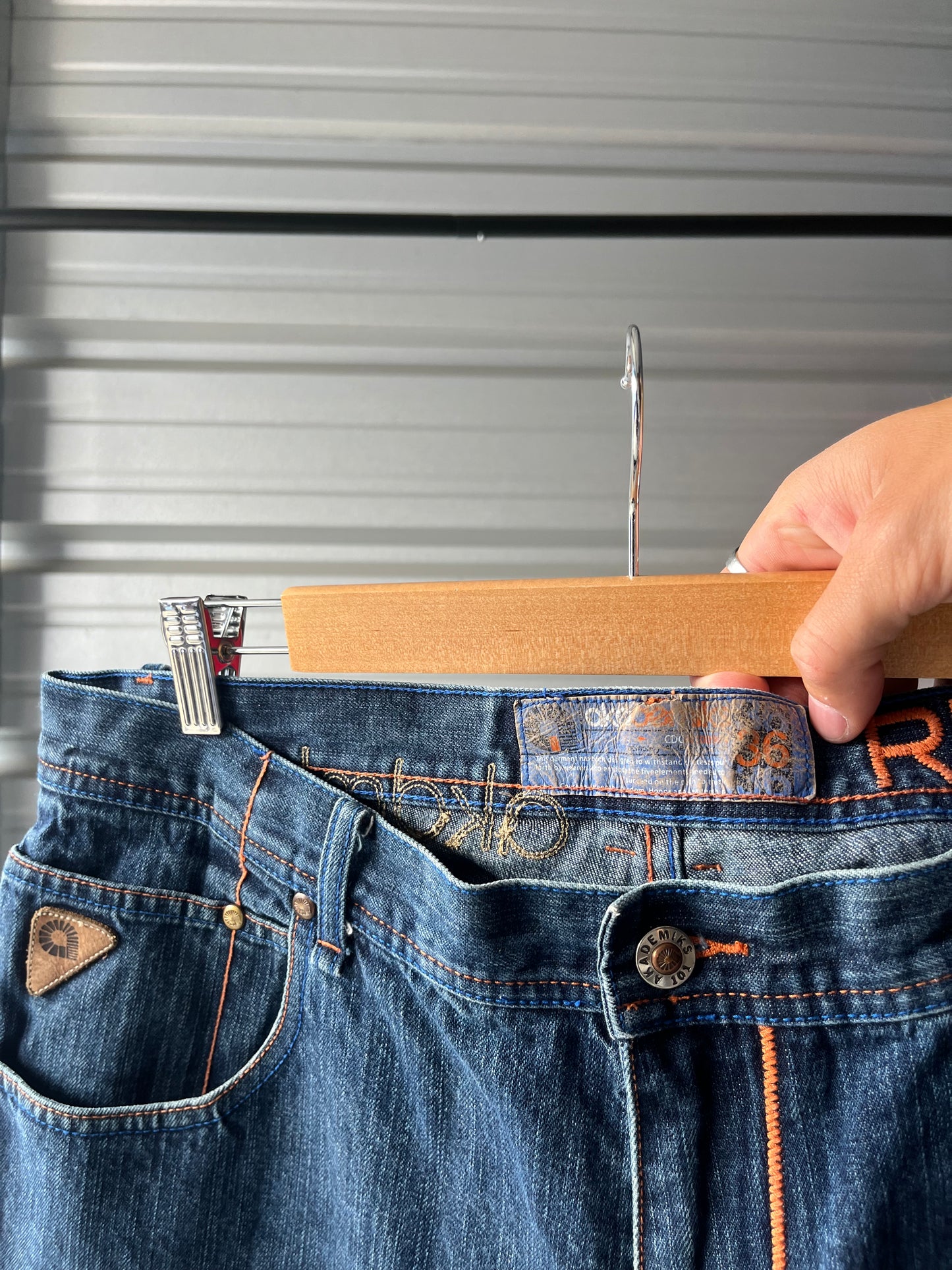 Vintage Akdmks Baggy Denim Shorts - 36