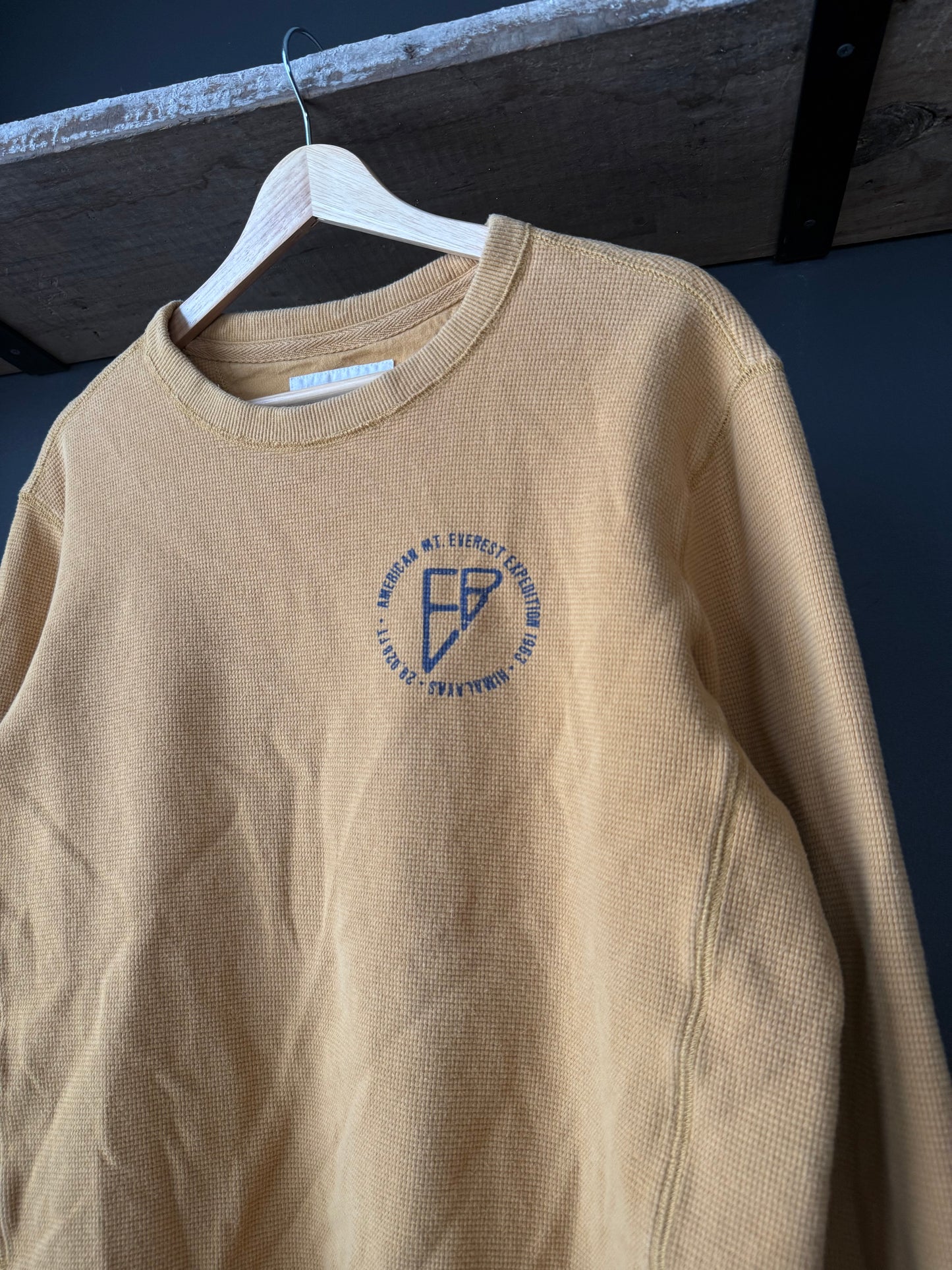 00s Eddie Bauer Yellow Thermal - Medium