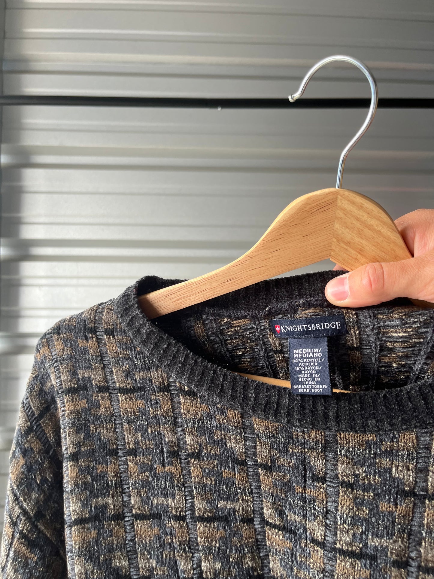 Vintage Knit Sweater - Large
