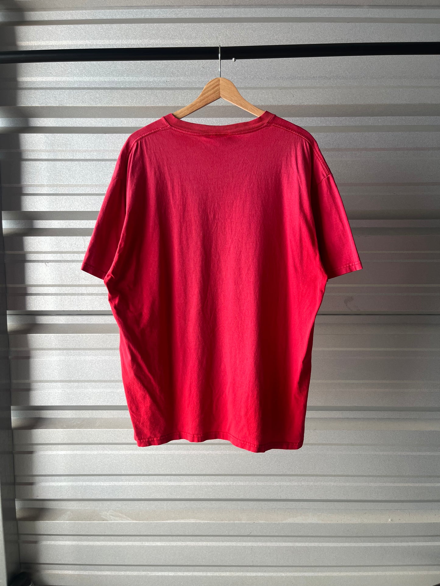Vintage Nike Faded Red T-Shirt - Large
