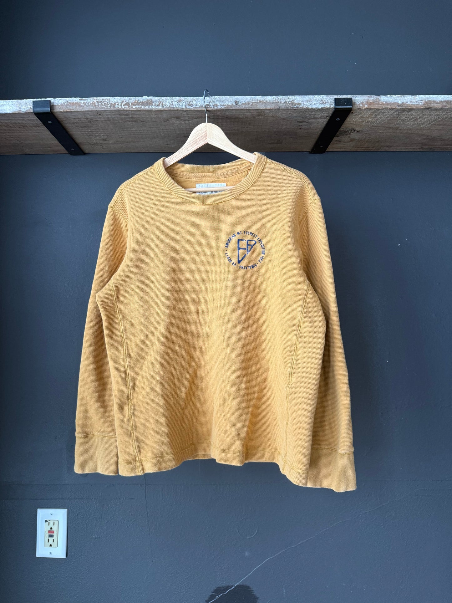 00s Eddie Bauer Yellow Thermal - Medium