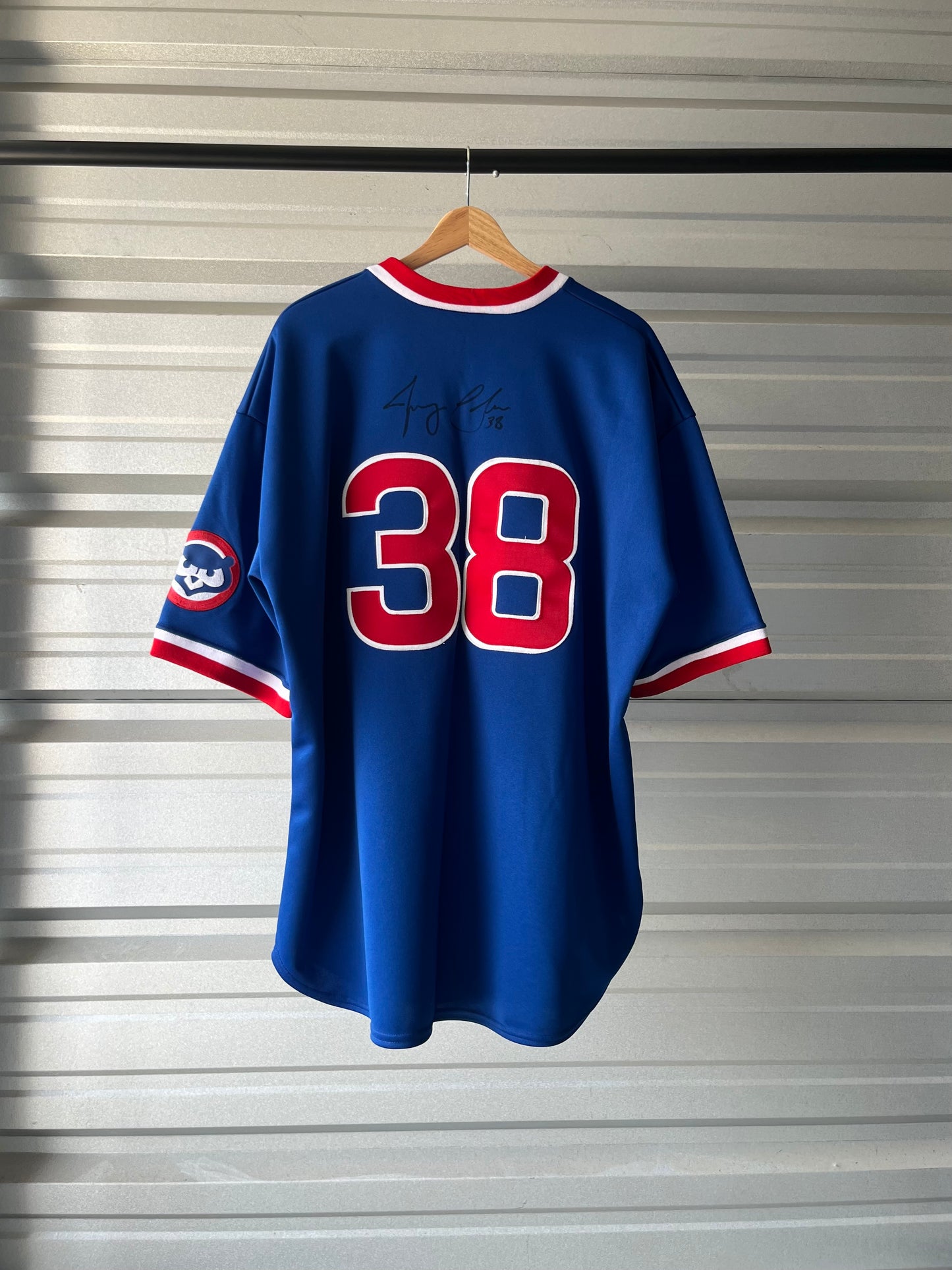 Vintage Chicago Cubs Autographed Jersey - XL