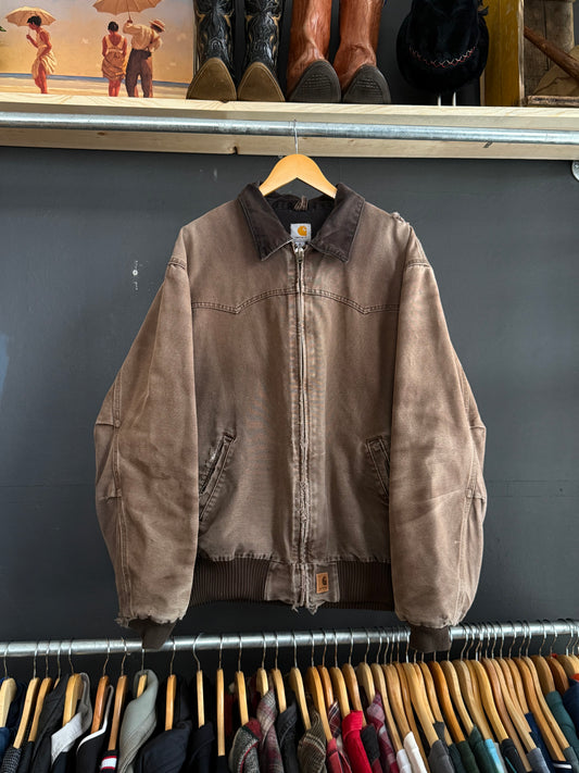 Vintage Carhartt Brown Santa Fe Jacket - XL