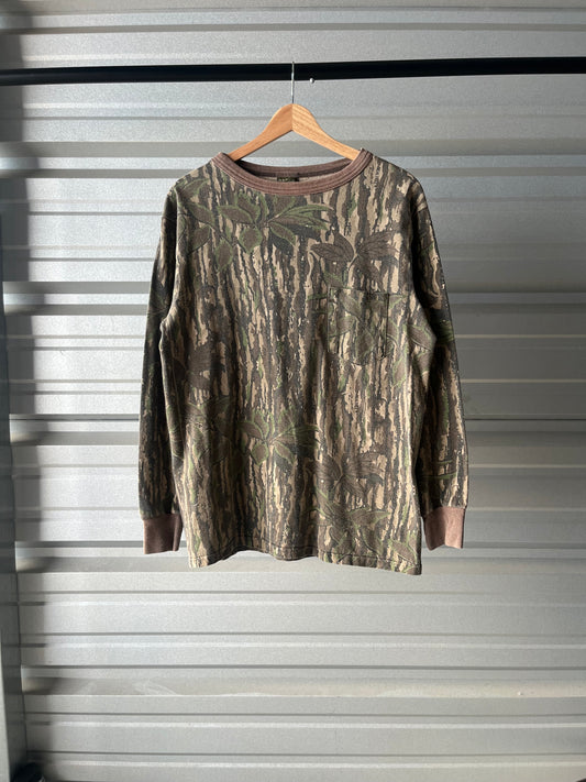 Vintage Camo Pocket T-Shirt - Large