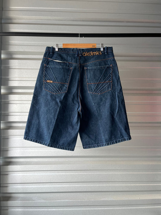 Vintage Akdmks Baggy Denim Shorts - 36