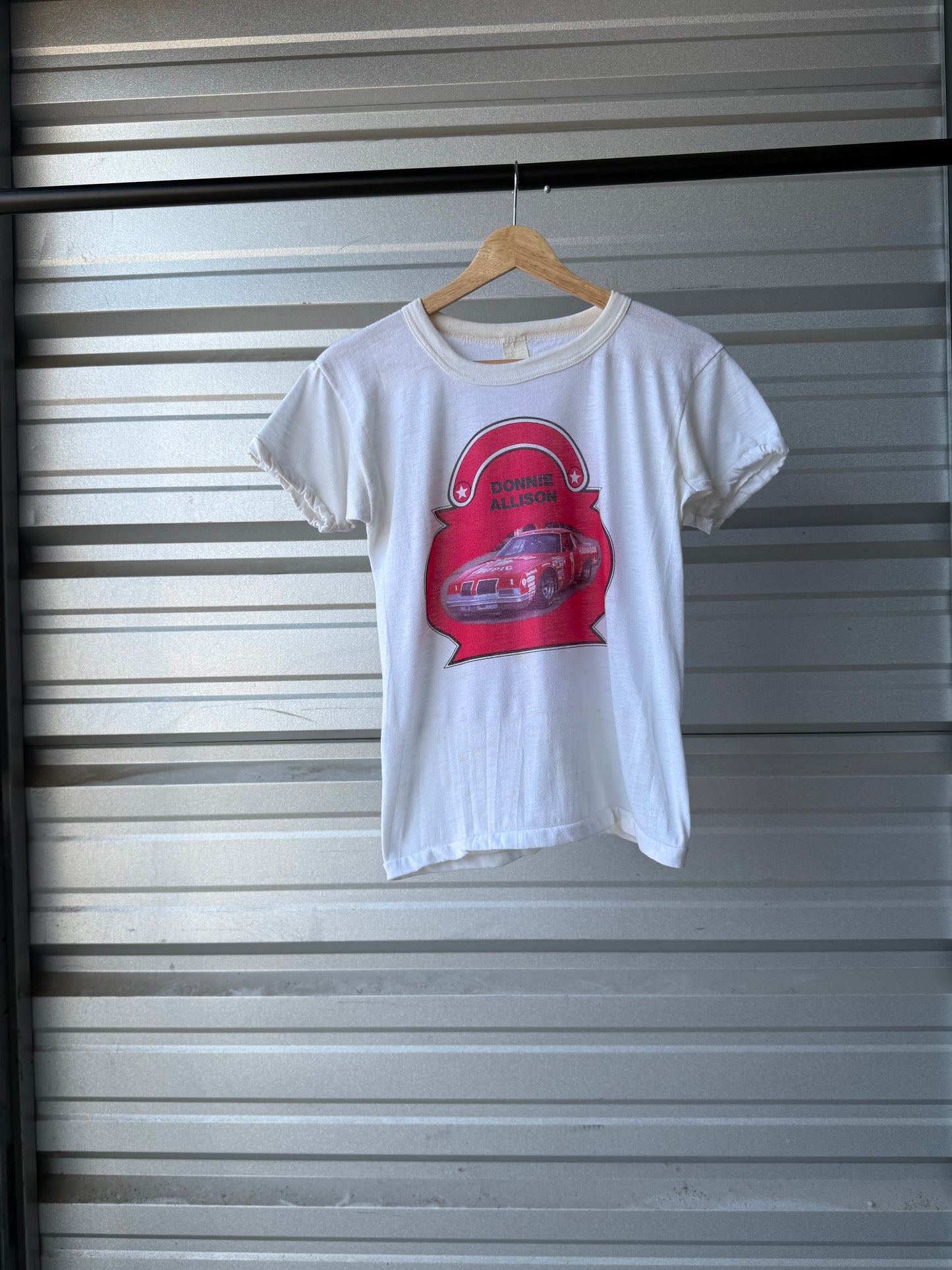 Vintage 70s Donnie Allison Ringer T-Shirt - Small