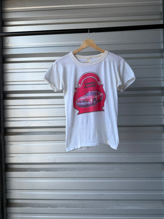 Vintage 70s Donnie Allison Ringer T-Shirt - Small